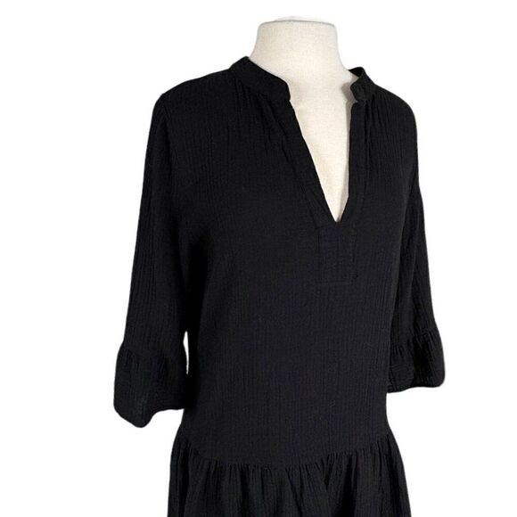 Monrow Black Easy Mini Dress XL - Picture 7 of 10